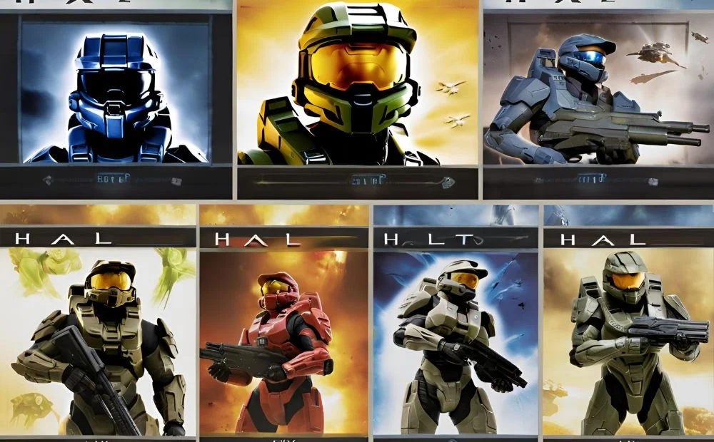 halo (2003) game icons banners